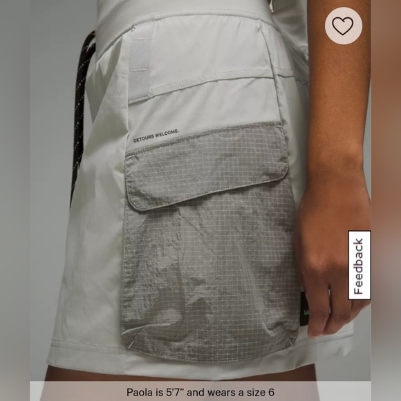 Lululemon | Multi-Pocket Cargo High-Rise Hiking Skirt, size 6 - Picture 5 of 16